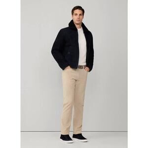 Faconnable Men's 36  Pants Regular Fit Corduroy Trouser 28" inseam tan luxury